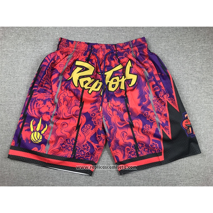 Pantalone Toronto Raptors Special Year Of The Tiger Rojo